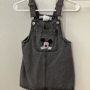 Zara 12-18M Mickey overall dress